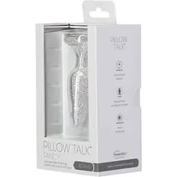 Скляна анальна пробка Pillow Talk Fancy Luxurious Glass Anal Plug ⌀3.1 см віброкуля в подарунок - мініатюра 7