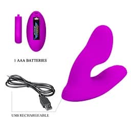 Вібромасажер PRETTY LOVE - Melvin, 12 vibration functions Memory function Wireless remote control PRETTY LOVE BI-040157W 100113 - мініатюра 4