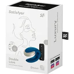 Смарт-вібратор для пар Satisfyer Double Love Синій - мініатюра 7