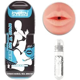 Мастурбатор Lovetoy Sex In A Can Mouth Stamina Tunnel телесный