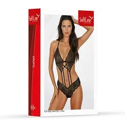 Комплект білизни SoftLine Collection 11044, XL (чорний) - мініатюра 3