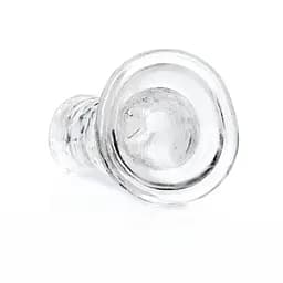 Фалоімітатор RealRock Crystal Clear Realistic Dildo 6'' 15.5 см прозорий - мініатюра 4