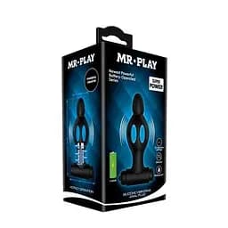 Анальна пробка MR PLAY SILICONE VIBRATING ANAL PLUG Baile BI-210214-MR 97048 - мініатюра 3