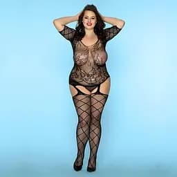 Бодістокінг JSY P81172 Plus size - мініатюра 2