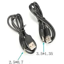 USB-кабель 3.5X1.35 мм для зарядки секс-іграшок 3,5 см K000660 - мініатюра 2