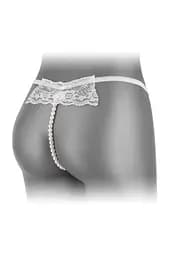 Трусики-стрінги з перлиною ниткою Fashion Secret KATIA White One size - мініатюра 2