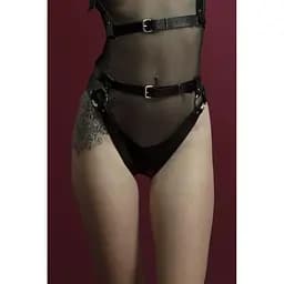 Гартеры Feral Feelings - Belt Briefs, трусики, натуральная кожа