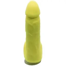 Крафтове мило-член із присоскою Чистий Кайф Yellow size S натуральне - мініатюра 3