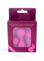 Набір вагінальних кульок Silicone Kegal Balls Set Pink - мініатюра 5