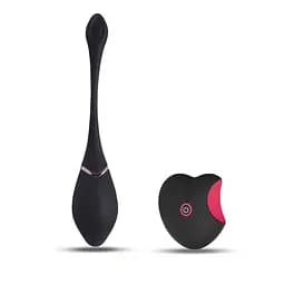 Віброяйце Toyz4lovers Ovulo Vivie, 17 см (чорний) - мініатюра 2
