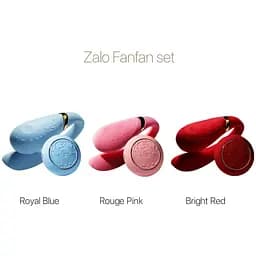 Смарт-вібратор для пар Zalo Fanfan set Bright Red пульт дистанційного керування - мініатюра 9
