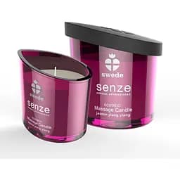Масажна свічка Senze Ecstatic Massage Candle жасмин/іланг-іланг, 50 мл - мініатюра 3