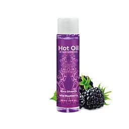 Їстівна масажна олія Nuei Hot Oil Ожина (100 мл): Зігріваючий ефект для масажу та солодких поцілунків