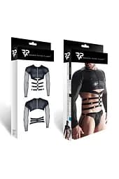 Топ із довгими рукавами Regnes Fetish Planet Wetlook M (чорний) - мініатюра 15