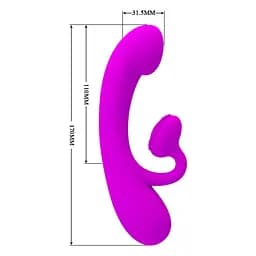 Вібратор PRETTY LOVE - FULL COVER SILICONE PRETTY LOVE BI-014988 100625 - мініатюра 3