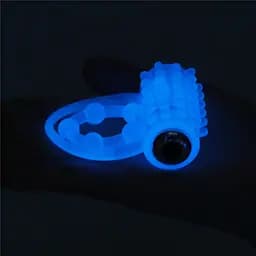 Віброкільце для члена Lumino Play Vibrating Penis Ring, світиться у темряві LOVETOYS 66-LV343216 103657 - мініатюра 4