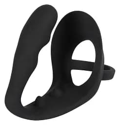 Стимулятор простати Black Velvets RingPlug, 10.5 см чорний - мініатюра 2