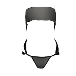 Комплект білизни Passion AMORE Set black One size - мініатюра 3