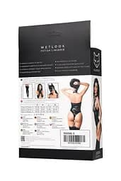Боді Glossy Wetlook Jodi L (чорний) - мініатюра 8