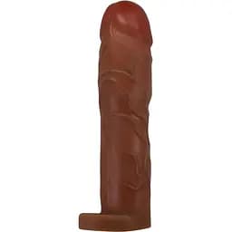 Насадка на пенис Pretty Love Gerd 19 см коричневый