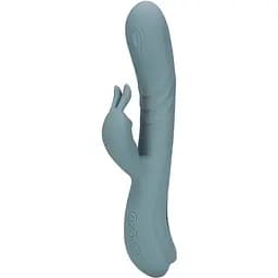 Вибратор-кролик Loveline Fingering Motion 22.5 см серый