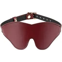 Маска на очі Liebe Seele Wine Red Leather Blindfold бордовий