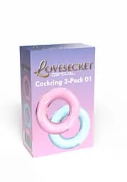 Набір ерекційних кілець Lovesecret Pack 01 2 шт (мульті) - мініатюра 4