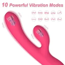 Жіночий вібратор Кролик G Spot Вібратор 10 потужних режимів для жінок Стимулятор Секс-іграшка для жінок - мініатюра 3