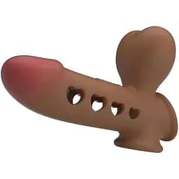 Насадка на пеніс Pretty Love Tyronn 16.1 см коричневий