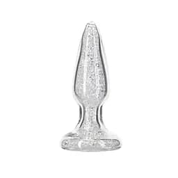 Анальная пробка Pillow Talk Fancy Luxurious Glass Anal Plug 10.1 см (прозрачный)