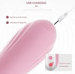Вібратор Hannah USB Pink Boss Series 26-00158 98769 - мініатюра 3