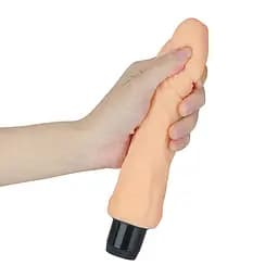 Реалістичний вібратор Xtreme Feel Vibrator тілесний 20см - мініатюра 4
