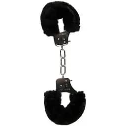 Наручники EasyToys Furry Handcuffs (черный)