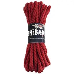 Хлопковая веревка для Шибари Feral Feelings Shibari Rope, 8 м красная