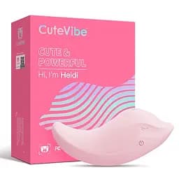 Вібратор і вакуумний стимулятор CuteVibe Heidi Pink CuteVibe SO6554 92688 - мініатюра 4