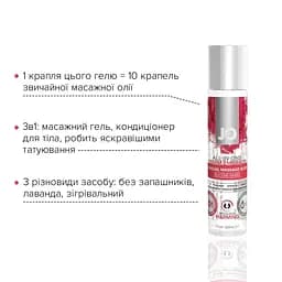 Разогревающий массажный гель и смазка 2-в-1 System JO All-in-one Massage Glide - Warming (30 мл) - мініатюра 3