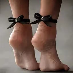Жіночі браслети з бантиками на ноги SV Leather Ankle 2шт. - мініатюра 2