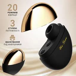 Стимулятор клітора вакуумно-хвильовий вуманайзер Portable Sucker 10 режимів USB-зарядка Білий - мініатюра 4