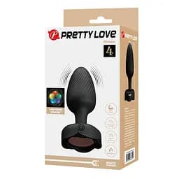 Анальна пробка Pretty Love Olman Black - мініатюра 2