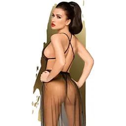 Еротичний боді зі спідницею Penthouse Best Foreplay чорний розмір l/xl - мініатюра 3