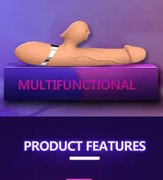 Вібратор Basia Thtusting Vibrator 2 in 1 Tongue Vibrators USB Boss Series 26-00140 102100 - мініатюра 5