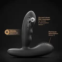 Масажери простати Dorcel P-Stroker з пультом ДК підігрівом і точковим масажем, два мотори - мініатюра 6