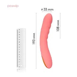 Смарт-вібратор з пульсацією Svakom Ava Neo Peach Pink SVAKOM SX1112 101007 - мініатюра 2