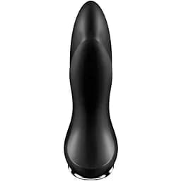 Анальна смарт-вібропробка із перловим масажем Satisfyer Rotator Plug 1+ Чорна - мініатюра 5