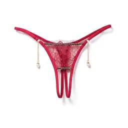 Стринги с открытым доступом соблазнительный выбор XS/S красный K0833-1