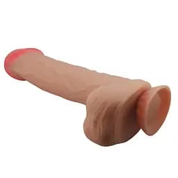 Фалоімітатор Pretty Love Sliding Skin Mendel 10.2" Flesh - мініатюра 6