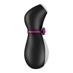 Вакуумний кліторальний стимулятор Satisfyer Penguin чорний - мініатюра 4