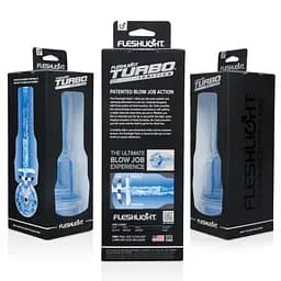 Мастурбатор Fleshlight Turbo Ignition Blue Ice (імітатор мінету) - мініатюра 3