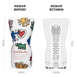 Мастурбатор Tenga Keith Haring Soft Case Cup м'яка подушечка (4821002029815) - мініатюра 4