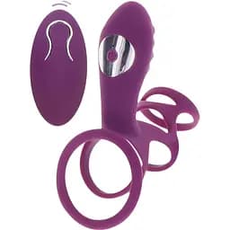 Насадка на пеніс Toy Joy Happiness Halo Halo C-Ring Sleeve 6.2 см фіолетовий